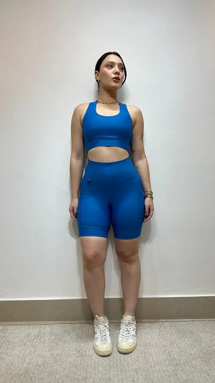 Bermuda Fitness azul Royal Tam. G
