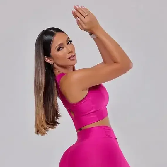 Top Fitness Lorena Rosa Fucsia